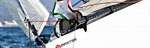 Обзавеждане за ветроходни лодки MSATER 90 мм 3,54 Единично Завъртане Скоба За Цигулка Ъгъл на Наклона на Обтекател AL Cleat