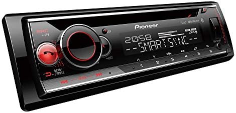 Pioneer DEH-S520BT 1-DIN CD-тунер с поддръжка на Bluetooth, многоцветно осветяване, USB, Spotify, приложението