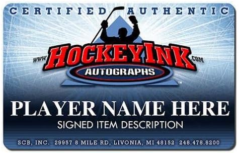 ДЖОН ЛЕКЛЕР подписа шайбата Филаделфия Флайърс - Легион на съдбата - за Миене на НХЛ с автограф