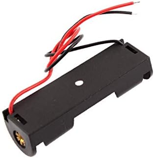 Тел X-DREE Полето Черен Държач на Батерията Кутия Калъф за съхранение на 5 бр. за 1х1,5 v AA (за Съхранение на 5 парчета