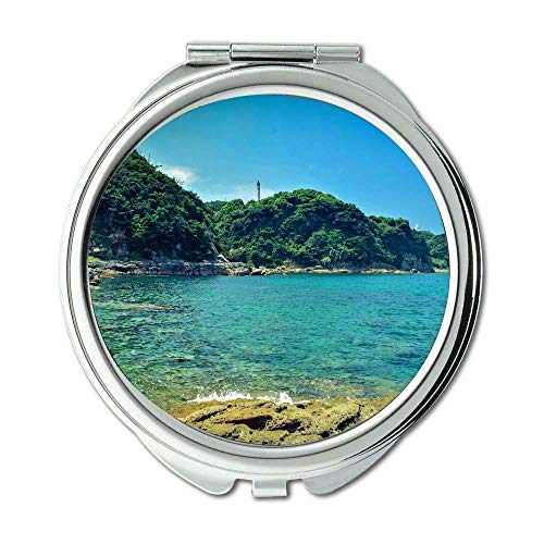 Огледало, огледало за грим, идилично плажна бряг, Карманное Огледало, джобно огледало