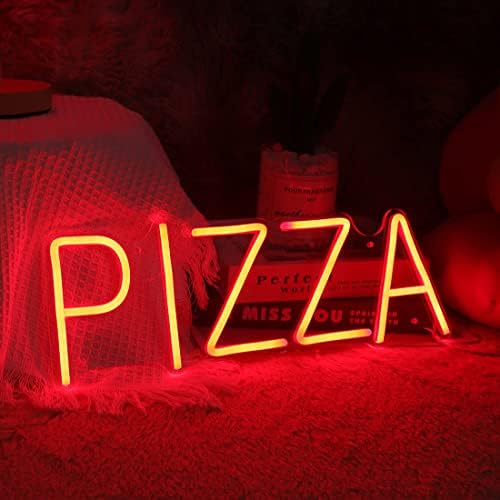Planzo Неонова реклама за ПИЦА за Ресторант, Кафене, Бар, Пъб, Бизнес-магазин, Рекламен Витринный Дисплей, Led Табела на Пица,