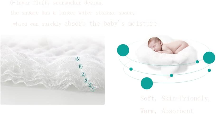 Муслиновые Детски гъба Setaria Viridis - 5 опаковки, Супер Меки Хавлиени Кърпи за бебе, Памук, Кърпички за Многократна употреба (11,8 X 11.8 инча)