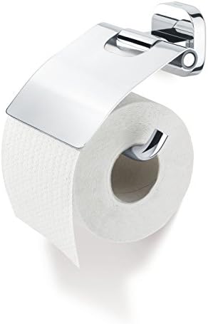 Титуляр на ролка тоалетна хартия, Тигър Ramos с капак, 13,6 х 12,2 х 4,8 см, Хром