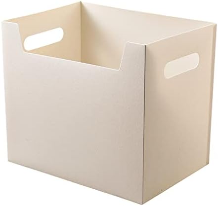 Кутия за съхранение на файлове на office документи TJLSS Пластмасова Сгъваема Маса богат на функции За Съхранение на книги, Всяка всячины, Канцеларски материали (Цвят: н?