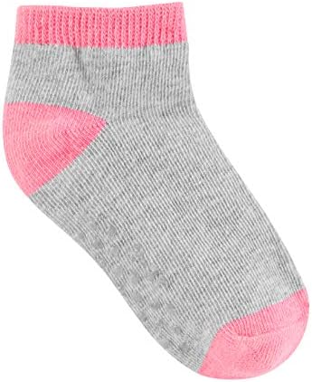 Чорапи Simple Joys от Carter's за деца и малки момичета на не-хлъзгава подметка, 12 двойки