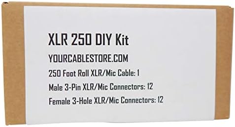 Във вашия кабел магазин вие можете сами да направите комплект XLR-кабели необичайна дължина 250 Метра от балансиран XLR
