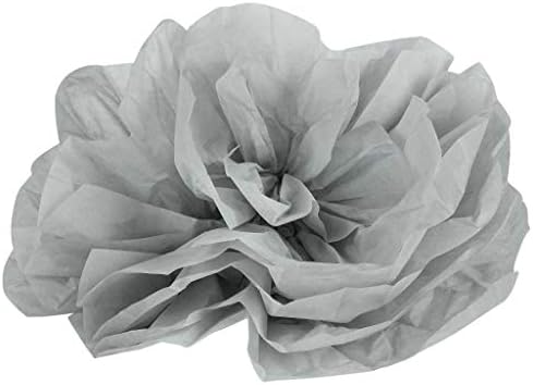 Текстилен Стенен фон с големи Хартиени рози/Столове - 50 см | Сив | 1 бр.