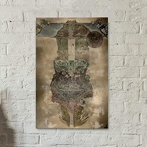 Плакат XIHOO Произведено в бездната за Домашен интериор, Стенно изкуство 11x17 инча (28x43 см), Безрамный Подарък