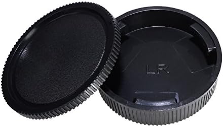 CamDesign Задната капачка на обектива и набор от заглушек за корпуса са Съвместими с камери Leica R Mount R3, R4,
