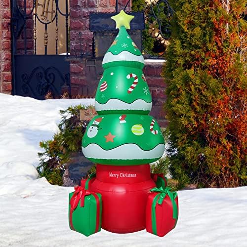 Надуваема Коледно дърво YUAB | Светеща Коледна Надуваема Елха с Подарочными Кутии, Гигантски Коледни Надуваеми