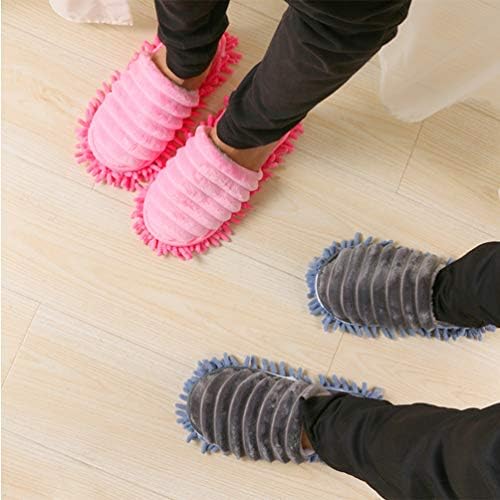 Чехли за почистване на пода Cabilock, Обувки в Пухкави Лента, Въже С Подвижна Дъно, Чехли За почистване на прах