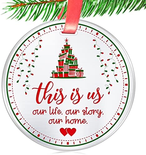 Елегантен готвач Това сме Ние, Нашият Живот, Нашата История, Коледна Украса на нашия дом - Вдъхновяващи Подарък за Честване на Коледа в стила на Семейната Любов - Пло