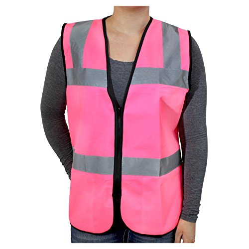 Жилетка за безопасност Safety Момиче SG-NAPV-Pink-Женски жилетка за безопасност S Safety Момиче, Не отнасящи се до стандарта ANSI, Розово, Полиестер, Малък