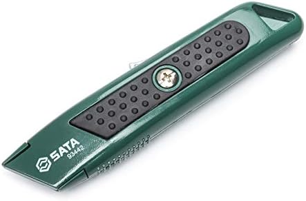 Самоубирающийся универсален нож SATA с 5 остриета, с бърза подмяна на остриета и възможност за тяхното съхранение в зелената