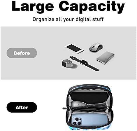 Електронен органайзер за пътуване, преносима техническа чанта, Калъф за електронни аксесоари, водоустойчив кабел калъф