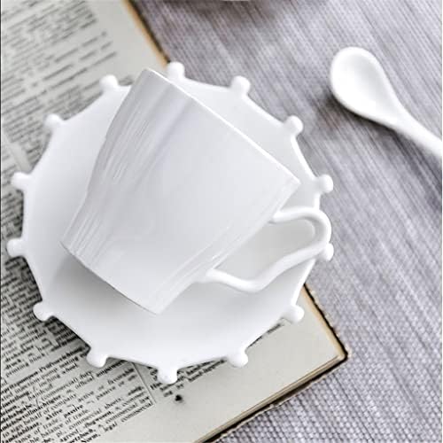 HDRZR Дървената рамка чаша окачен цветето на керамични кафе, чай ресторант домашен костен порцелан чашата за кафе гърне набор