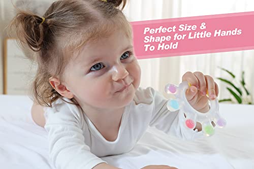 Детски играчки за никнене на млечни зъби Haakaa с голяма Длан, Прорезыватели от Хранително-силикон за бебета 0-6 месеца/6-12