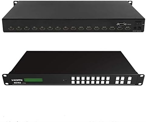 HDMI Матричен превключвател, HDMI Матрицата Осем на Осем Ученици HD 1080P HDMI 1.4 Матрицата 8 в 8 Изхода 1080 HD Професионален EDID и RS232 Управление на
