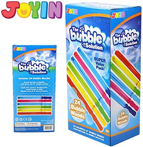 JOYIN 24 Опаковки 14,6 'Големи Пръчки с мехурчета на Едро (2 Дузини) за Летните играчки Активно използване на открито / на закрито,