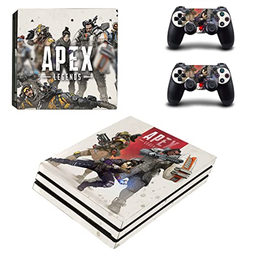 Играта Легенди - APEX Game Кралската битка Копой Гибралтар Стикер на корицата на PS4 или PS5 За конзолата PlayStation 4 или 5 и 2 контролери Vinyl Стикер V11599