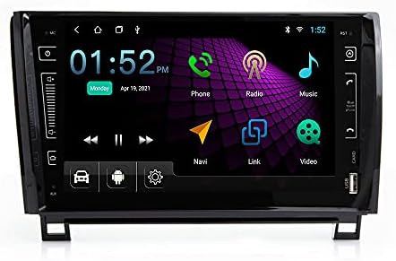 9-инчов Двоен Din Android10 Автомобилна Навигация Стерео система GPS Navi за Toyota Tundra 2007-2013 Sequoia 2008-2013 FM/AM/wi-fi/Bluetooth/ Телефон/ Колело/Камера