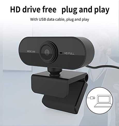 Уеб камера EPSE с микрофон, уеб камера, USB, 1080P HD с микрофон за стрийминг и видео-конферентна връзка,