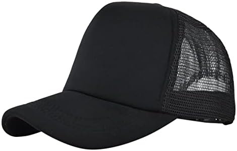 Мъжки и Дамски Спортни бейзболна шапка за Пътуване, Слънчеви шапки с Козирка, подобно на гъба черна шапка за пътуване, реколта шапка на шофьор на камион, Ежедневни Ш