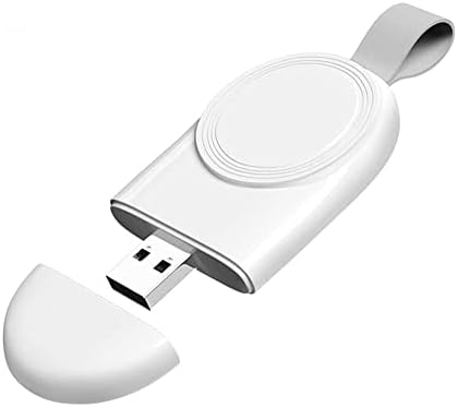Зарядни докинг станция за Apple Watch, Преносимо Зарядно за пътуване, Безжична Магнитна Бързо Зареждане на USB, Съвместима