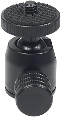 FEICHAO Мини-Топка Корона с Въртене на 360 Градуса, за монтиране с 1/4 Гореща Обувка за Статив DSLR камера, Скоба