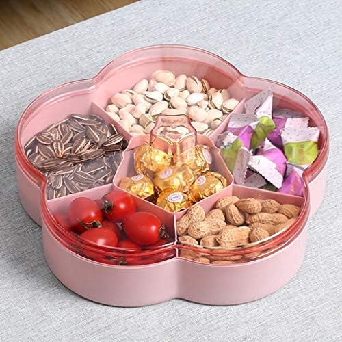 WPYYI Креативна Лепестковая Плодови Чиния Кутия За Съхранение на шоколадови Бонбони, Кутия За Закуски, Кутия За Бонбони,
