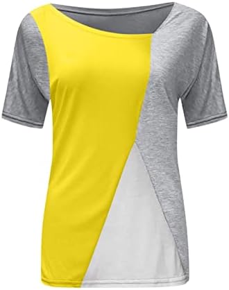 Женска Тениска с Къс Ръкав, Лято-Есен 2023, Облекло, Моден Памук Обяд-Отгоре с V-образно деколте, Риза за Момичета,