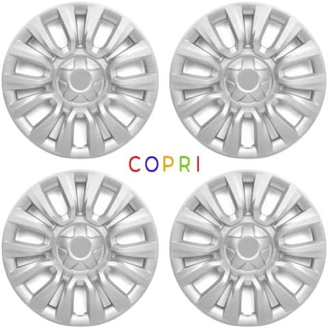 Комплект Copri от 4 Джанти Накладки 15-Инчов Сребрист цвят, Защелкивающихся на Ступицу, подходящи за Audi