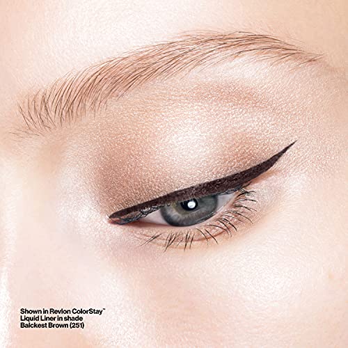 Течна очна линия REVLON ColorStay Eye Makeup, Водоустойчив, Не оставя петна, Трайни с ультратонким върха, 251
