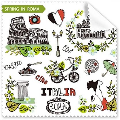 През пролетта на Колизеума Рома Италия Графити Плат За Почистване на Екрана на Телефона за Пречистване на Точки 5шт