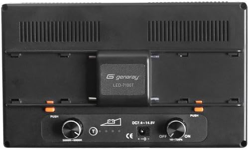 Genaray LED-7100T 312 светодиоди с различен цвят на подсветка камера (4 опаковки)