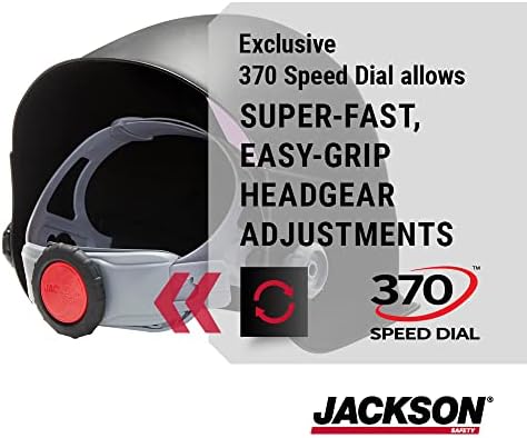 Каска Jackson Safety TRANSLIGHT555 + Премиум клас с автоматично затъмняване, Цифрово управление, Зона за преглед