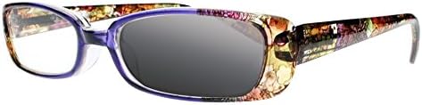 Стилни Дамски Преходни Фотохромичните Очила За четене с Флорални Мотиви UV400 Защита на Слънчеви Очила