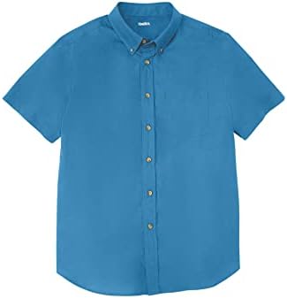 Мъжка спортна Риза KingSize Big & Tall с къс ръкав, Устойчив На бръчки
