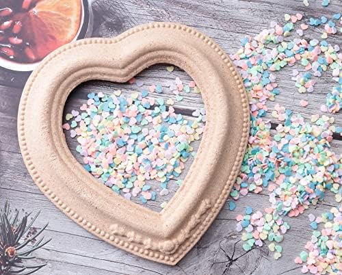 Sowaka 50 г Поръси Сърцето Цветни Глинени Окачване Фалшиви Бонбони с Шоколад Слуз Украса за Diy Художествен Проект