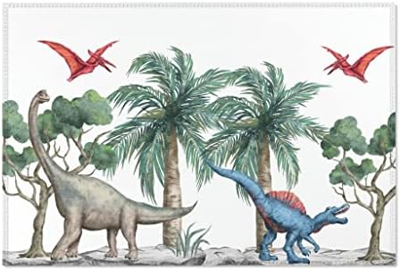 Подложка за детска стая и Детска зона, Декор за детска стая с Динозаврите и Спални 36 × 24