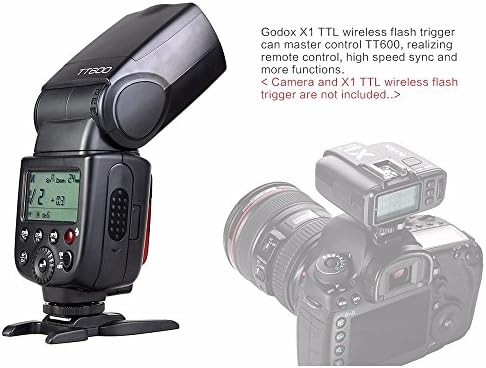 Godox TT600 2.4 G Безжична Светкавица Speedlite на Canon фотоапарати Nikon, Pentax Olympus, Fujifilm и Panasonic