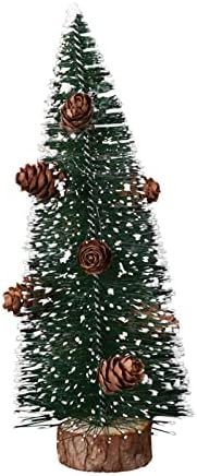 Коледно Дърво Мини Коледно Дърво с Дърво САМ Занаяти Домашен Настолен Декор SGCABIuTglhXgh