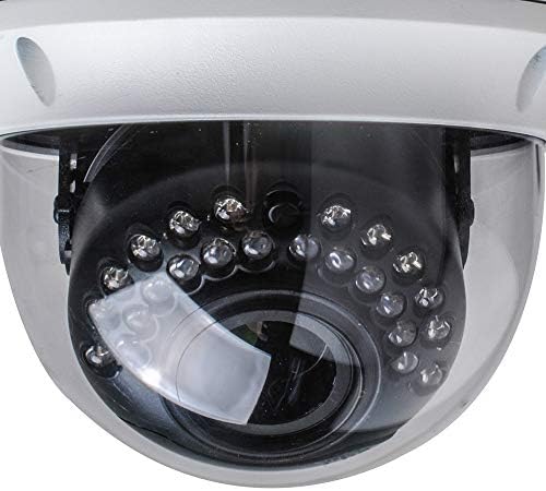 Куполна камера за видеонаблюдение Gawker G1083PDIR, с възможност за смяна на разделителната способност 1080P HD-TVI/AHD/CVI и CVBS (по подразбиране), режим на реално време на деня и но