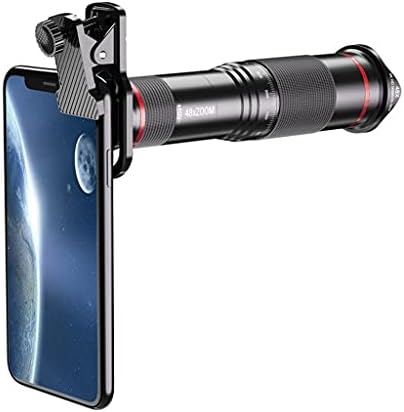 Супер телефото обектив Оптичен Телескоп LJMXG 48X с Клипсой за Камера на Мобилен телефон с Селфи-Статив