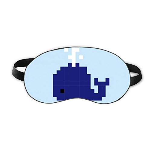 Годишният Платно Синият Кит Pixel Sleep Eye Shield Мека Нощна Превръзка На Очите Сянка На Кутията