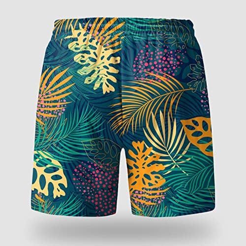 MIASHUI Модни Плажни Шорти за Мъже Пролет-Лято Ежедневни Панталони, Панталони С Принтом Спортни Плажни Панталони