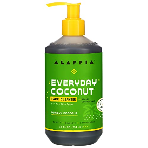 Ежедневно кокосово почистващо средство за лице Alaffia за всички типове кожа. Прави кожата свежа и хидратирана, благодарение