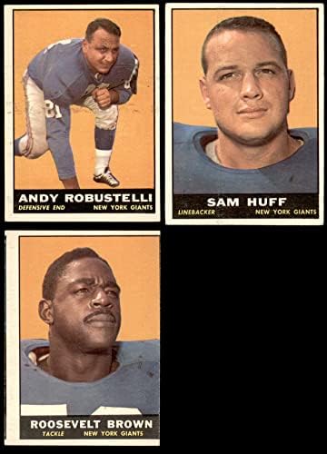 1961 Сет екип Topps New York Giants New York Giants-FB (Сет) VG/EX Джайънтс-FB