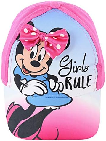 Бейзболна шапка на Disney Minnie Mouse Bowtique За малки Момичета - Памук, 2-5 години, Розова
